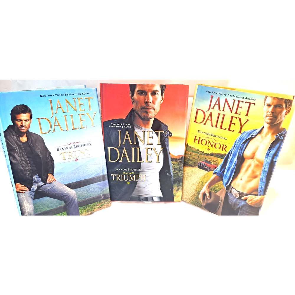 Complete Set BANNON BROTHERS Series, Hardcover, 1st Edition by Janet Dailey